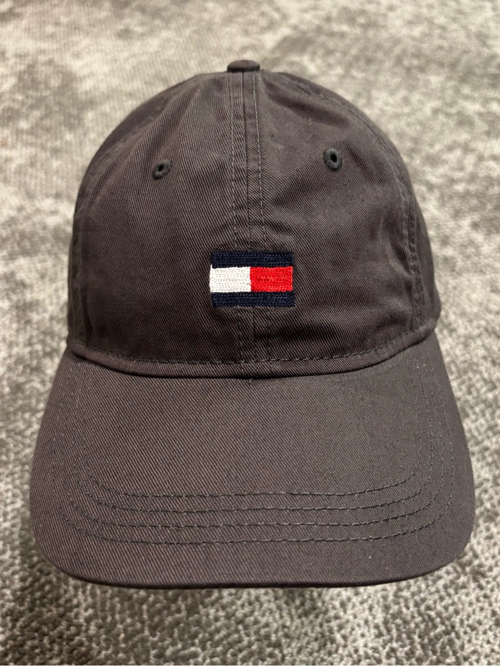 Tommy Hilfiger Classic Logo Dark Grey Adjustable OSFA Hat